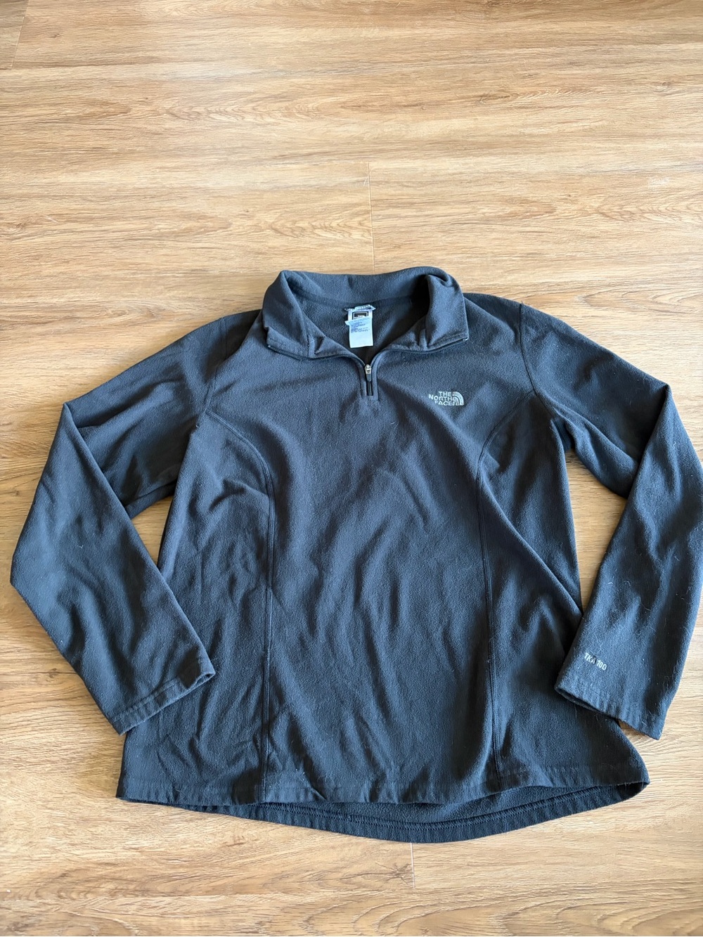 The North Face Black Quarterzip Fleece Pullover